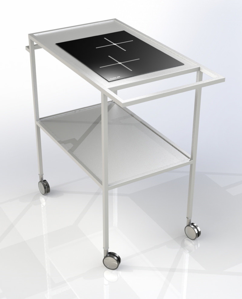 Gps inox carrello Carrellino da cucina