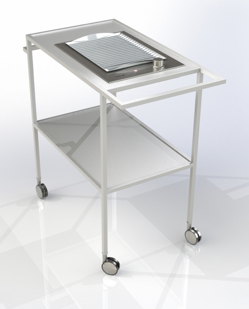 Gps inox carrello Carrellino da cucina