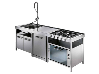 Blocco cucina in Free standing - GPS Inox